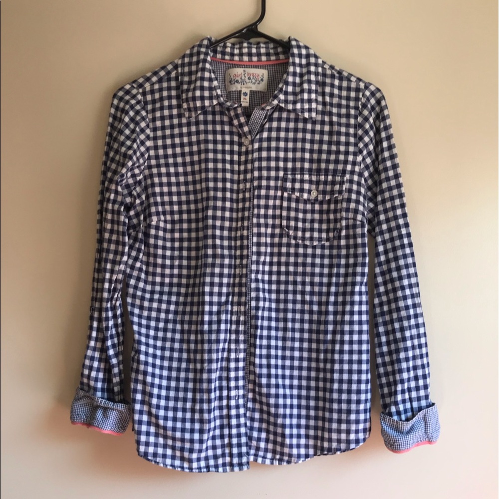 Blue flannel shirt